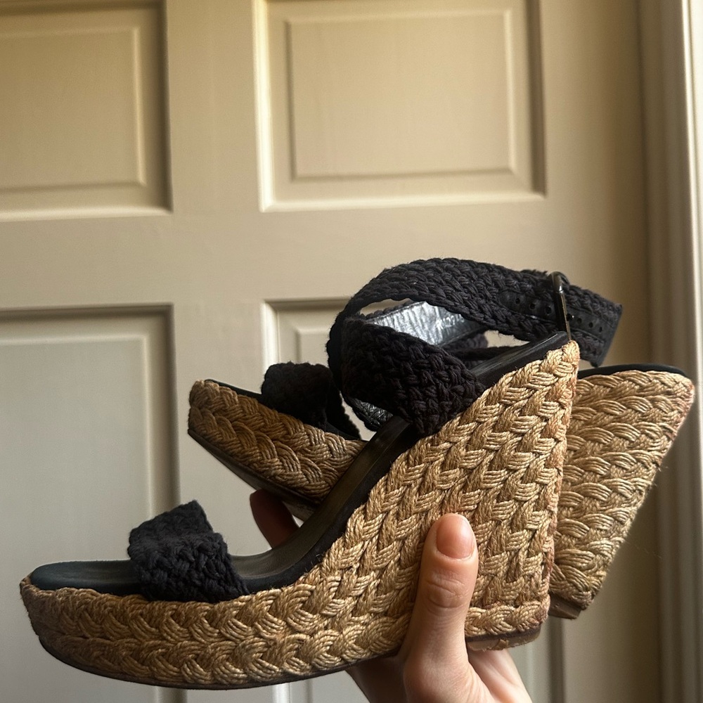 Black Wedge by Stuart Weitzman